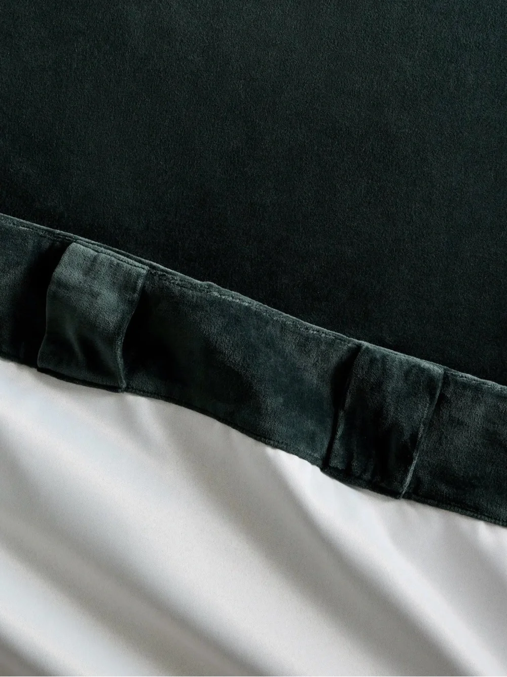 NWOT - Quince Cotton Velvet Curtain - Single Panel - 48